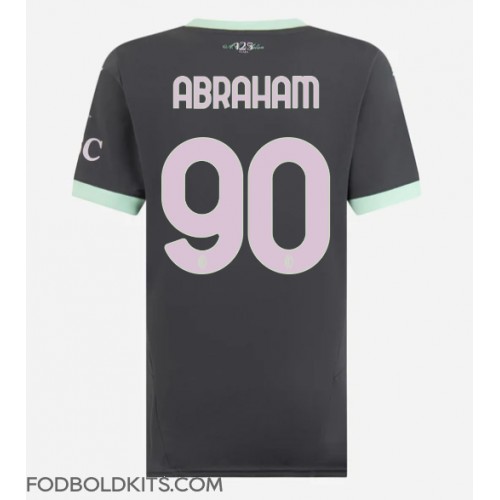 AC Milan Tammy Abraham #90 Tredjetrøje Dame 2024-25 Kortærmet